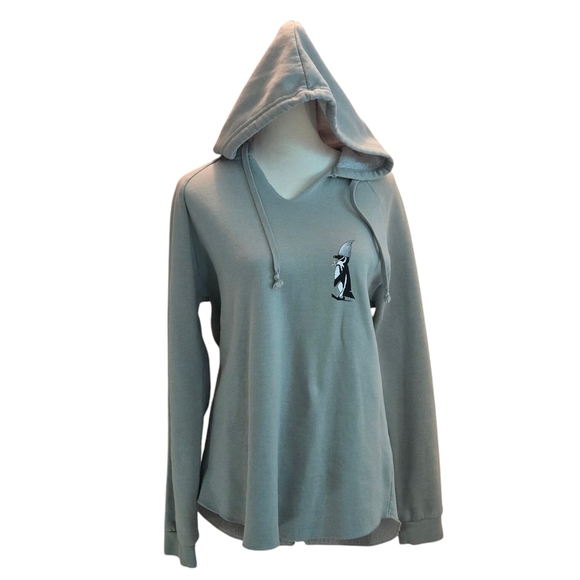 Independent Trading Company Hoodie Graphic Sweatshirt Light Sage Women size L - Picture 4 of 14